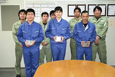 熊谷工業高等学校の生徒さん3名がインターンシップを行いました。