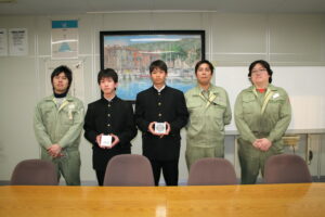 熊谷工業高等学校の生徒さん2名がインターンシップを行いました2